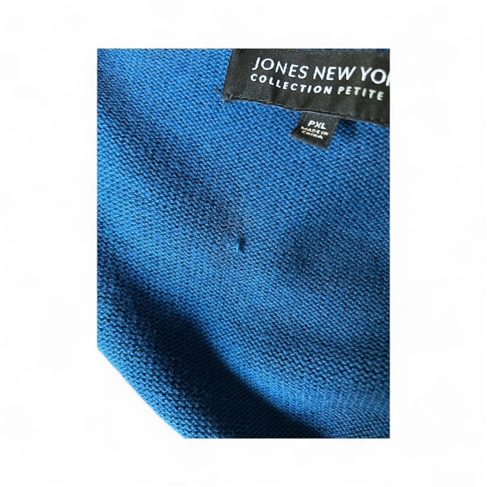 Jones New York Navy Knit Cardigan - PXL - Picture 6 of 10